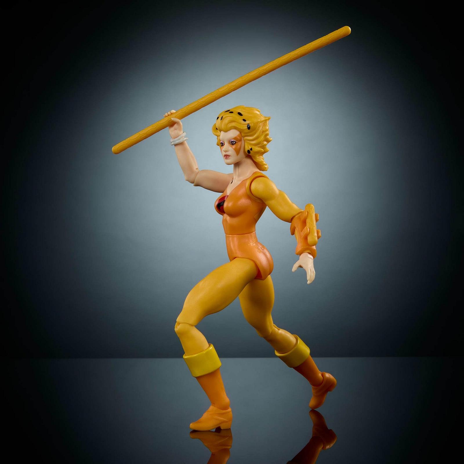 Фигурка Masters of The Universe Origins & Thundercats Cheetah, 14 см, со съемной броней, посохом и мини-комиксом, фото №4