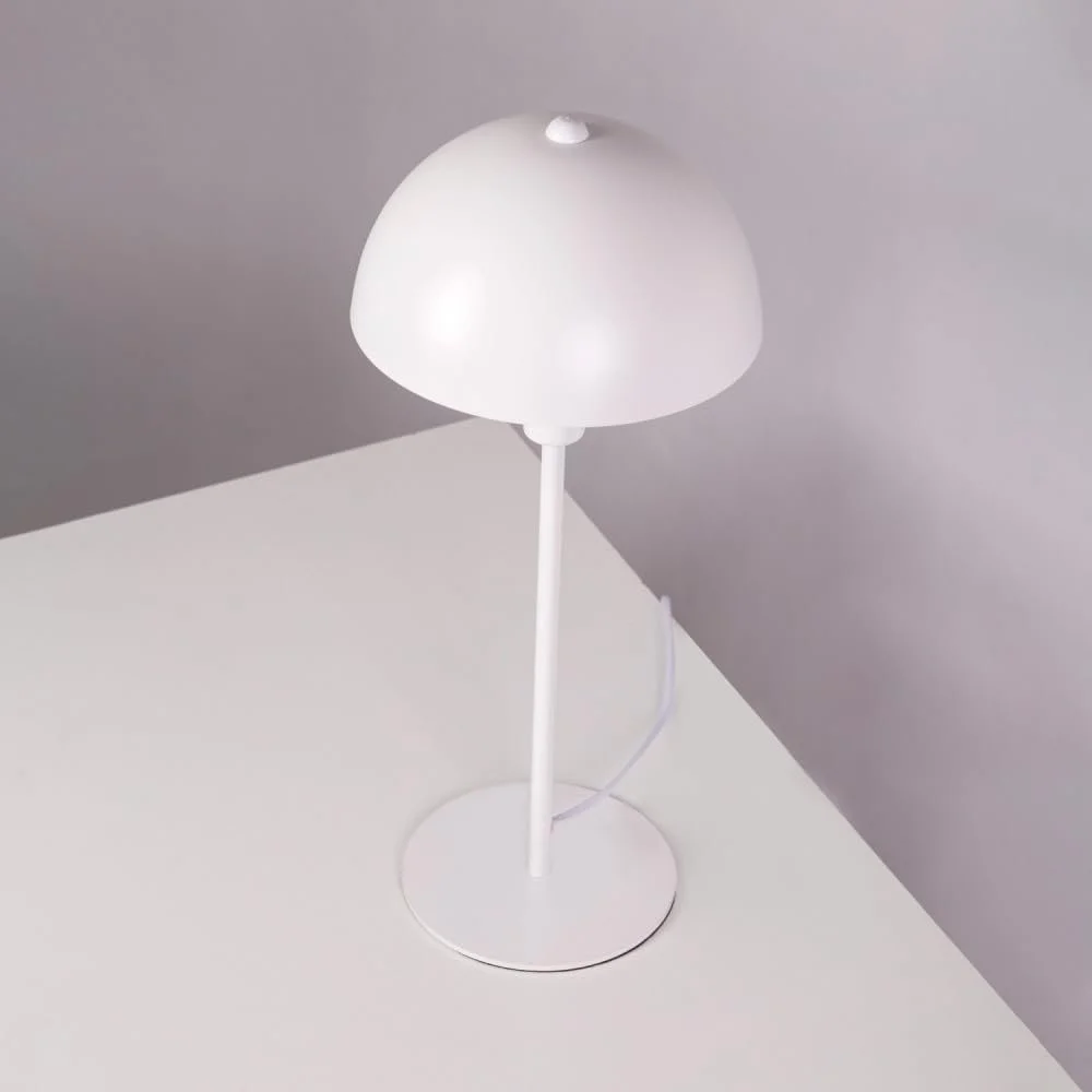 Настільна лампа Greenice Bole сталева LED біла E27 IP20, фото №4