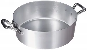 Кастрюля Pentole Agnelli Family Cooking алюминиевая с 2 ручками 30 см synthetic.ua - Фото 1