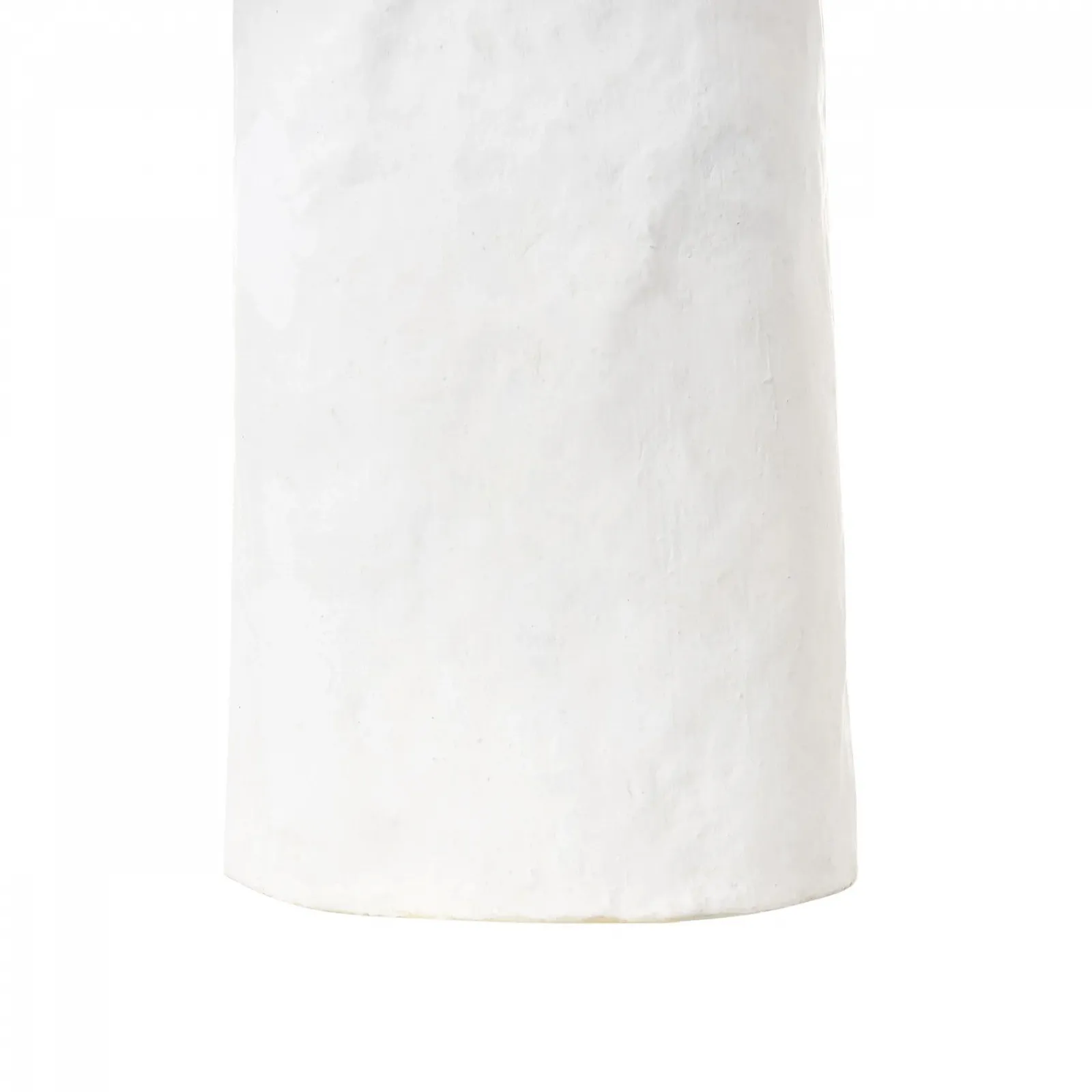 Настільна лампа Beliani Carrasco пап'є-маше ручної роботи біла, фото №7