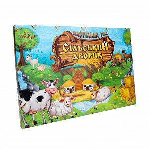 Настольная игра Strateg Деревенский дворик на украинском языке 30503 - Фото 1