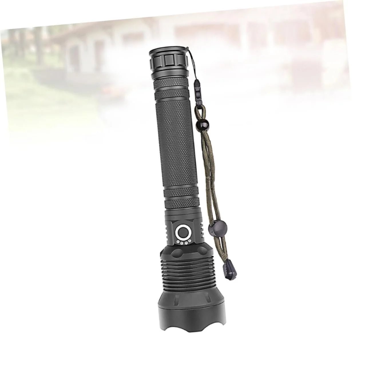 Ручний ліхтар Gadpiparty Telescopic Zoom USB акумуляторний, алюмінієвий сплав, багатофункціональний, світлодіодний, з індикатором батареї для кемпінгу, походів, риболовлі, фото №2