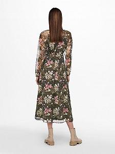 Сукня ONLPHOEBE LIFE L/S MIDI DRESS WVN 15246103-Plum Truffle-AOP:LE JARDIN MIXED FLOWERS ONLY XS synthetic.ua - Фото 1