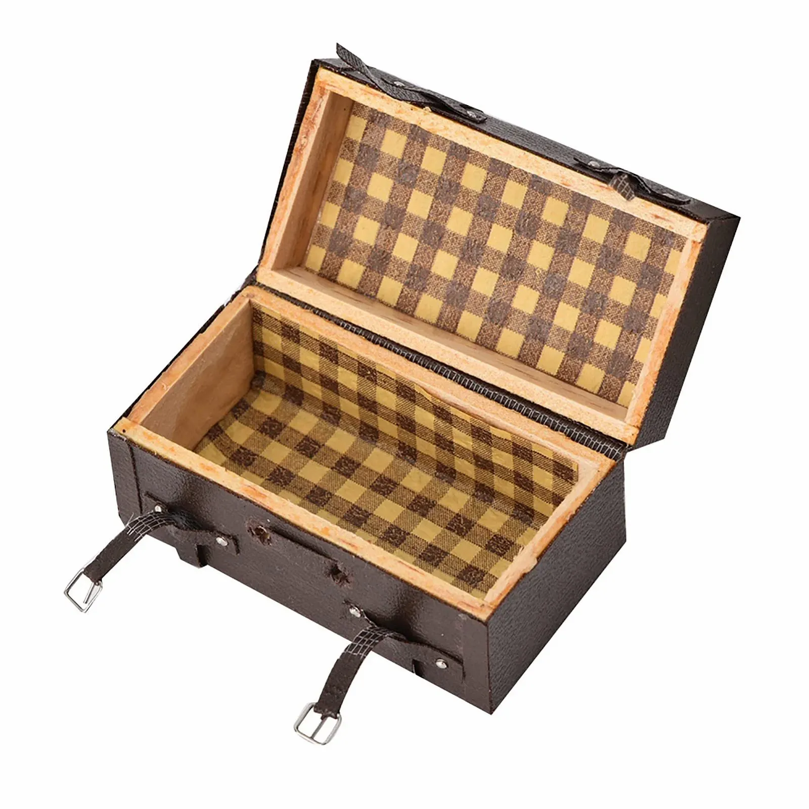 Кукольный дом VGEBY Винтажный с имитационным орнаментом 1:12 ПУ Leather Suitcase, фото №1 Кукольный дом VGEBY Винтажный с имитационным орнаментом 1:12 ПУ Leather Suitcase, фото №1