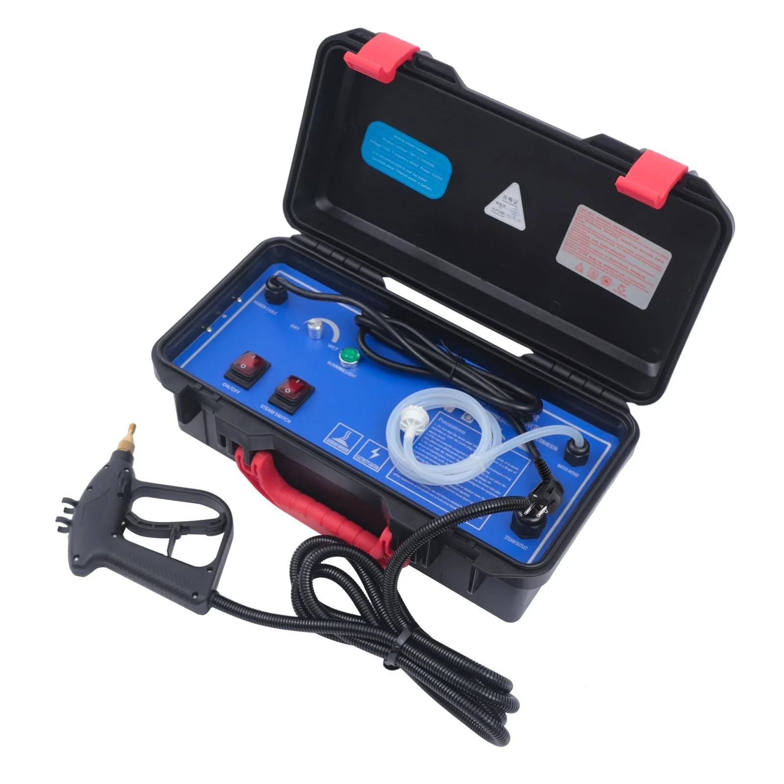 Пароочисник Steam Cleaner 3000 Вт 220 В 2-3.5 бар безрезервуарний ручний для кухні та авто, фото №1