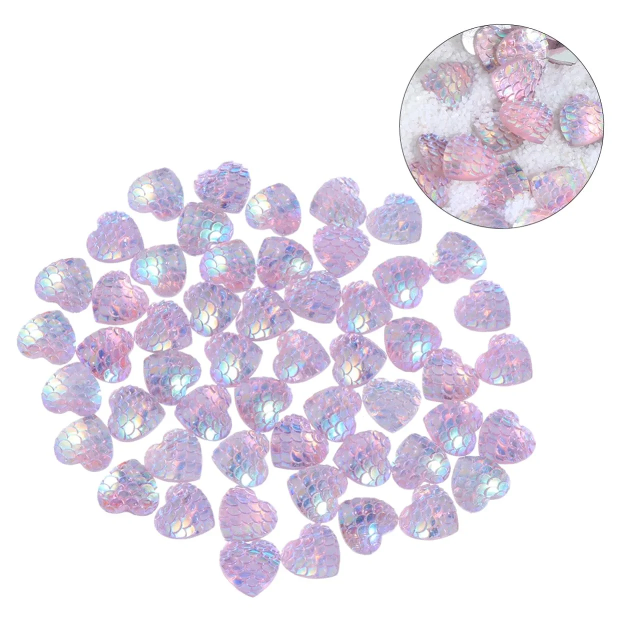 Прикраса для нігтів SEWACC Кришталева друза, 100 штук, фото №6
