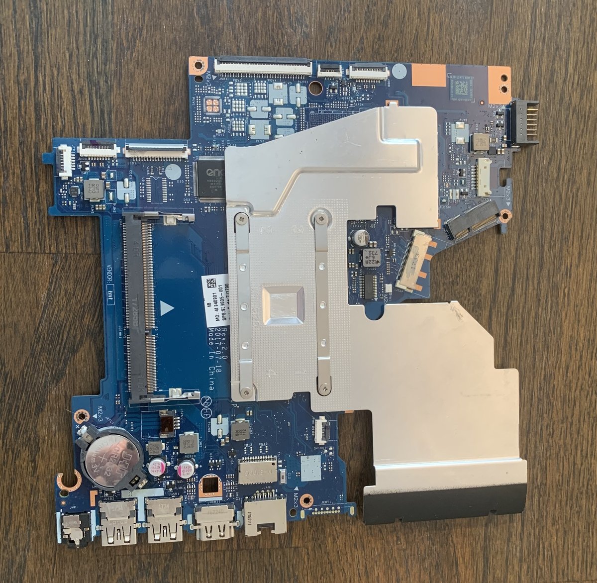 Материнська плата LA-E811P з процесором Intel Celeron N3060, фото №4