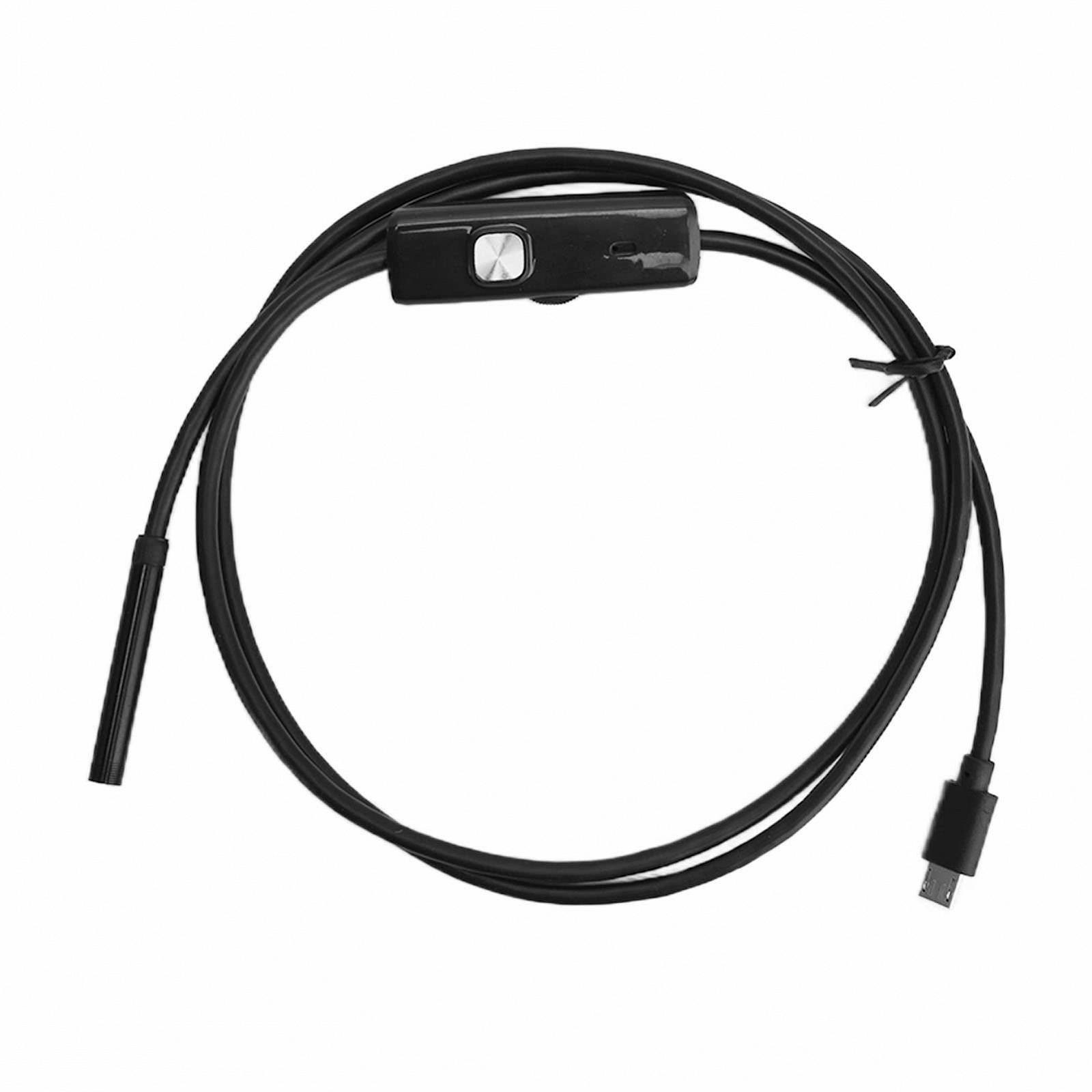 Водонепроницаемая USB камера-эндоскоп с LED подсветкой для Android, 5 м (16.4 фута), черный, фото №7