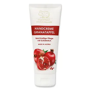 Крем для рук Florex Гранат для интенсивного ухода за сухой кожей рук с овечьим молоком, без пальмового масла 75 мл - Фото 1