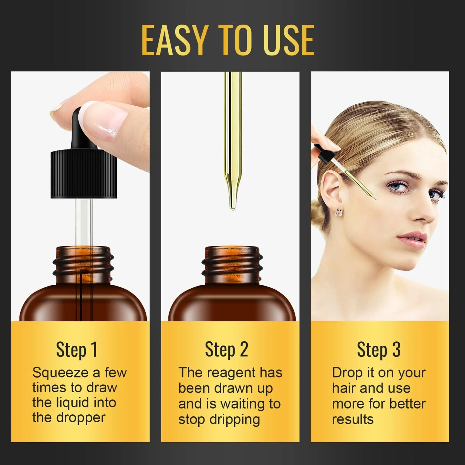 Сироватка Mnozreo для росту волосся для чоловіків та жінок, 120 мл, для більш густого та сильного волосся, фото №7