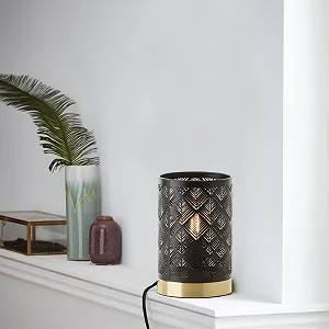 Настільна лампа INSPIRE 1 x E14 макс. 40 Ват, висота 19 см, металева, чорна - Фото 1