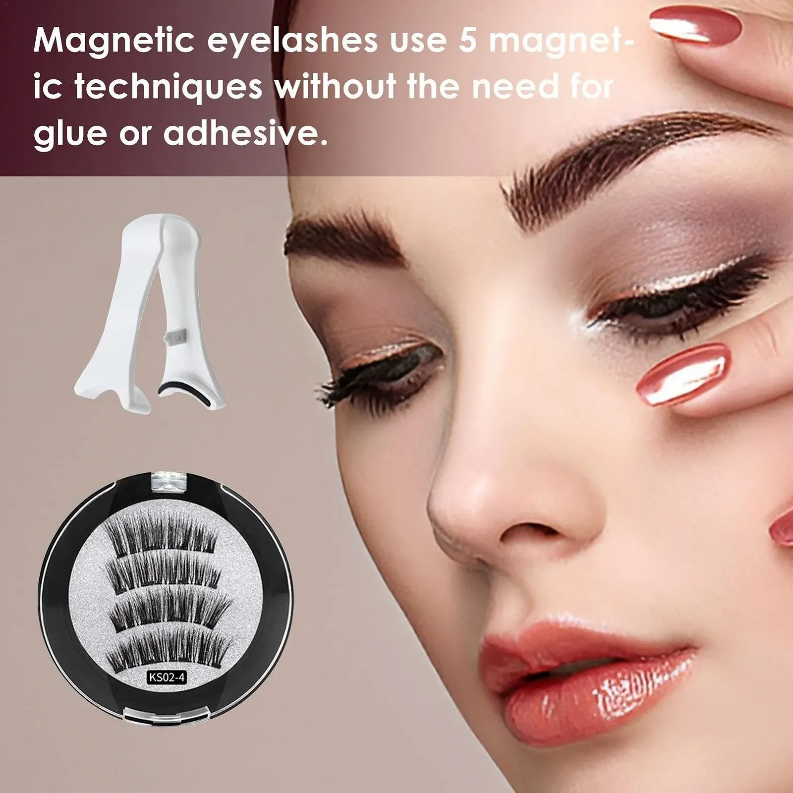 Накладні вії з аплікатором, магнітною підводкою, фото №3 Накладні вії з аплікатором, магнітною підводкою, фото №3