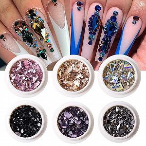 Украшение для маникюра 3D Эффект Kristall Strasssteine 4 см x 4 см synthetic.ua - Фото 1