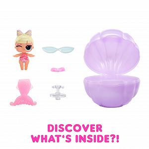 Лялька L.O.L. Surprise! Mermaids Baby Sisters З функцією зміни кольору хвоста Сюрпризна комплектація Для дітей від 4 років synthetic.ua - Фото 1