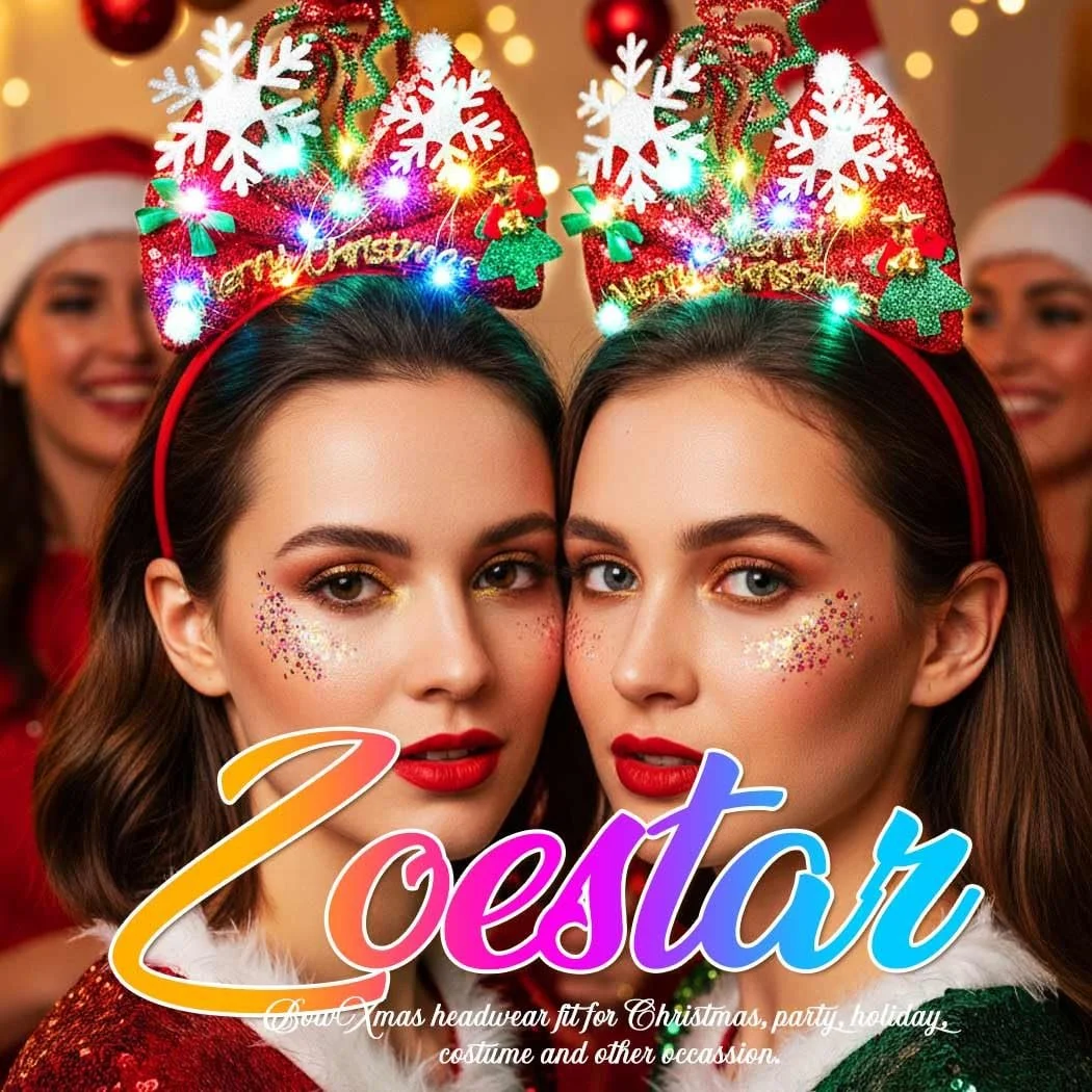 Обруч для волосся Святковий бант Zoestar, фото №3