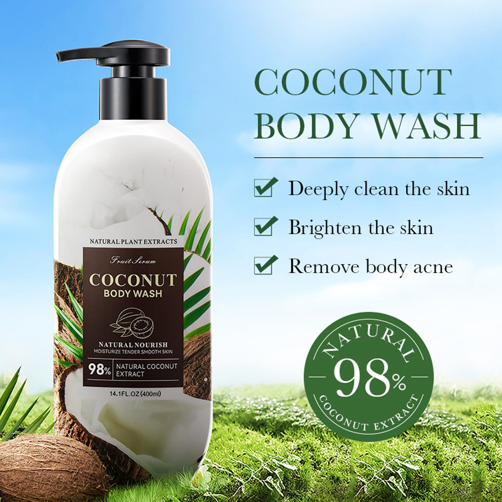 Гель для миття тіла Coconut Wash and Care, фото №5 Гель для миття тіла Coconut Wash and Care, фото №5