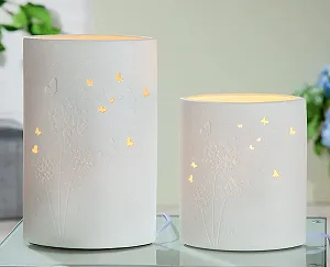 Настільна лампа GILDE Prickel 32317 Кульбаба декоративна В20 см Біла synthetic.ua - Фото 1