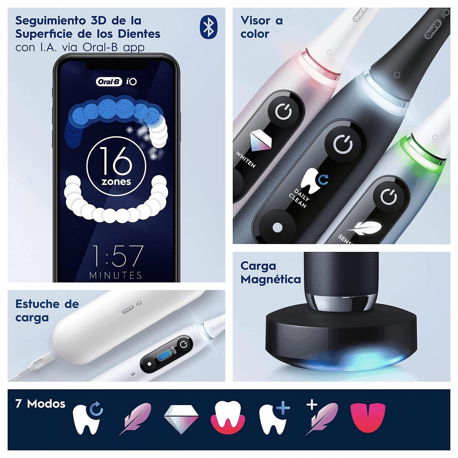 Зубная электрощетка Oral-B Pro iO 8 Special Edition Черная, фото №6
