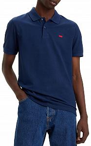 Мужская футболка-поло Levi's Slim Housemark, Синий synthetic.ua - Фото 1