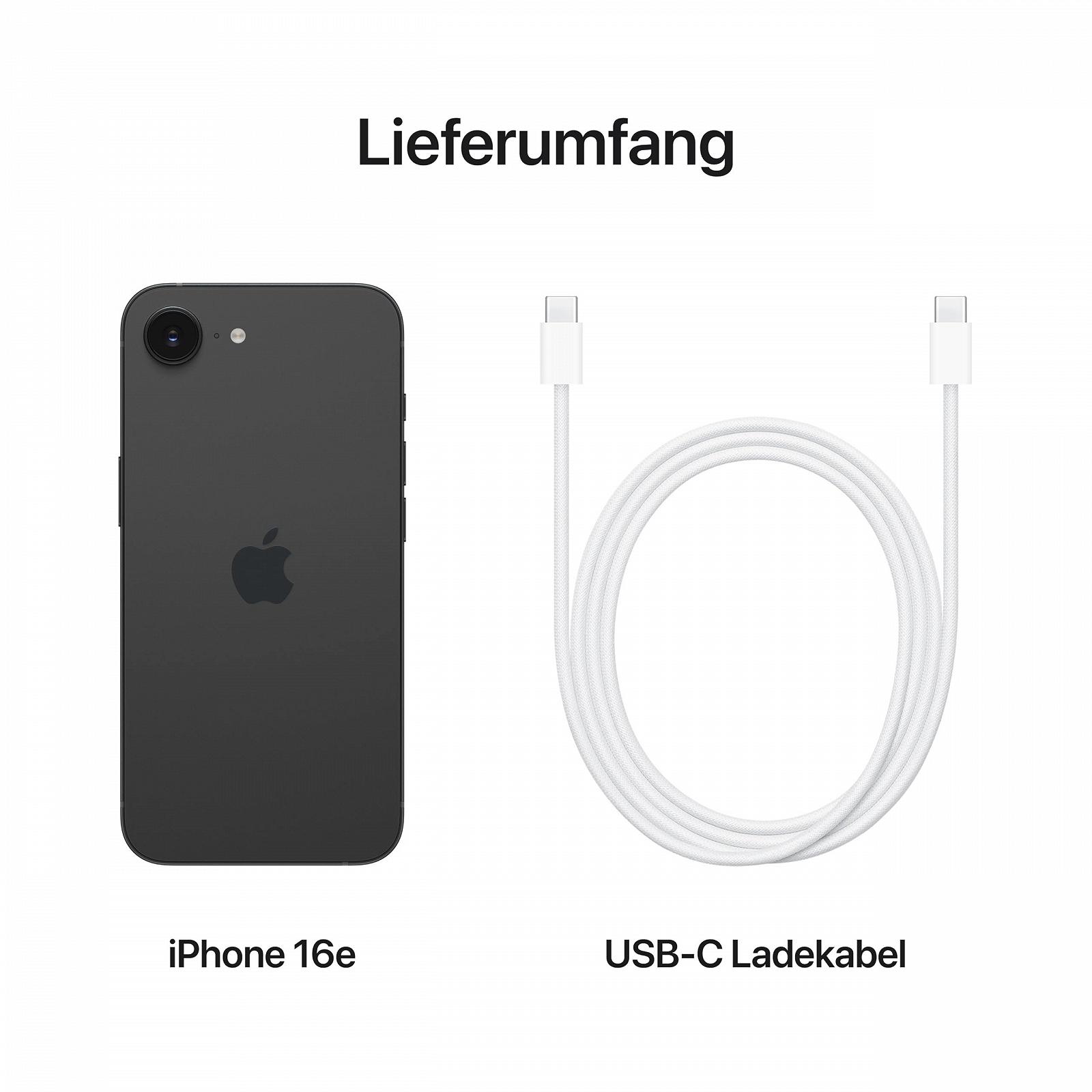 Смартфон Apple iPhone 16e 128 ГБ Черный, фото №6