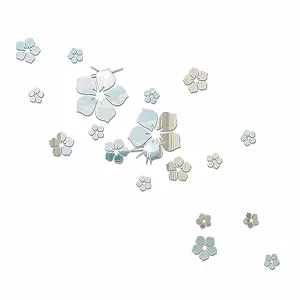 Наклейка на стіну Cherry Blossom 3D Acrylic Mirror Tile Decals - Фото 1