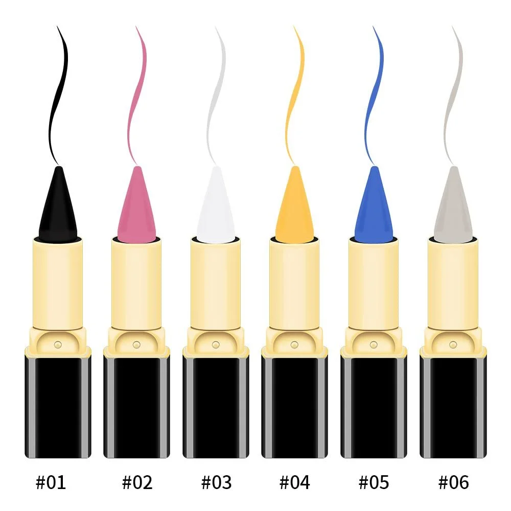 Карандаш для глаз Interookie Кремовая, Водостойкий и маслостойкая, фото №5