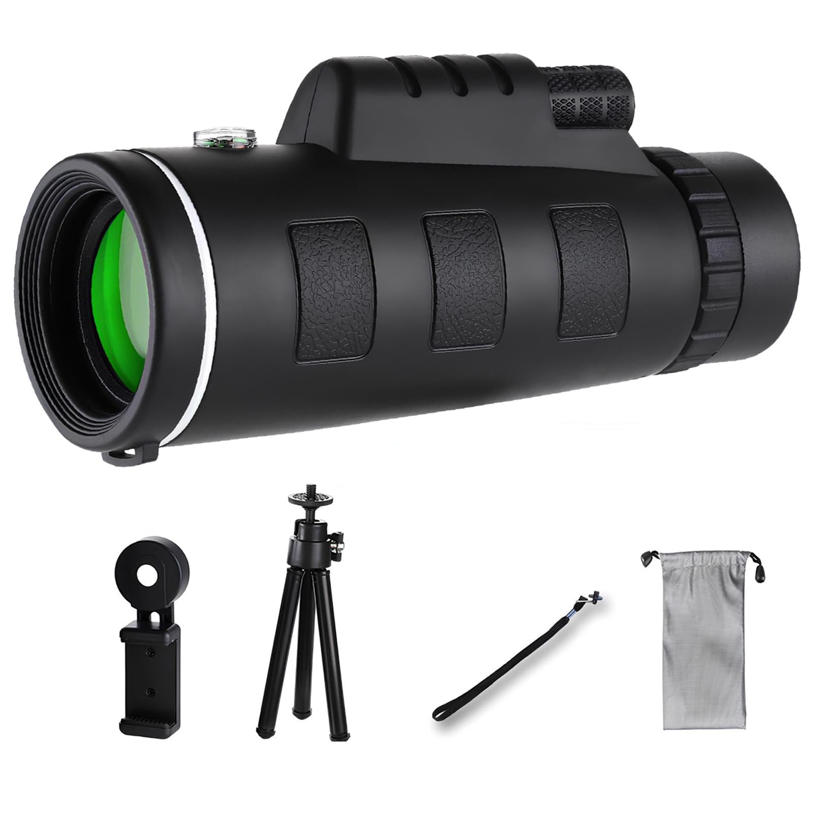 Монокуляр Zoom HD 40x60 с призмой BAK4 и линзой FMC с креплением и штативом, фото №1