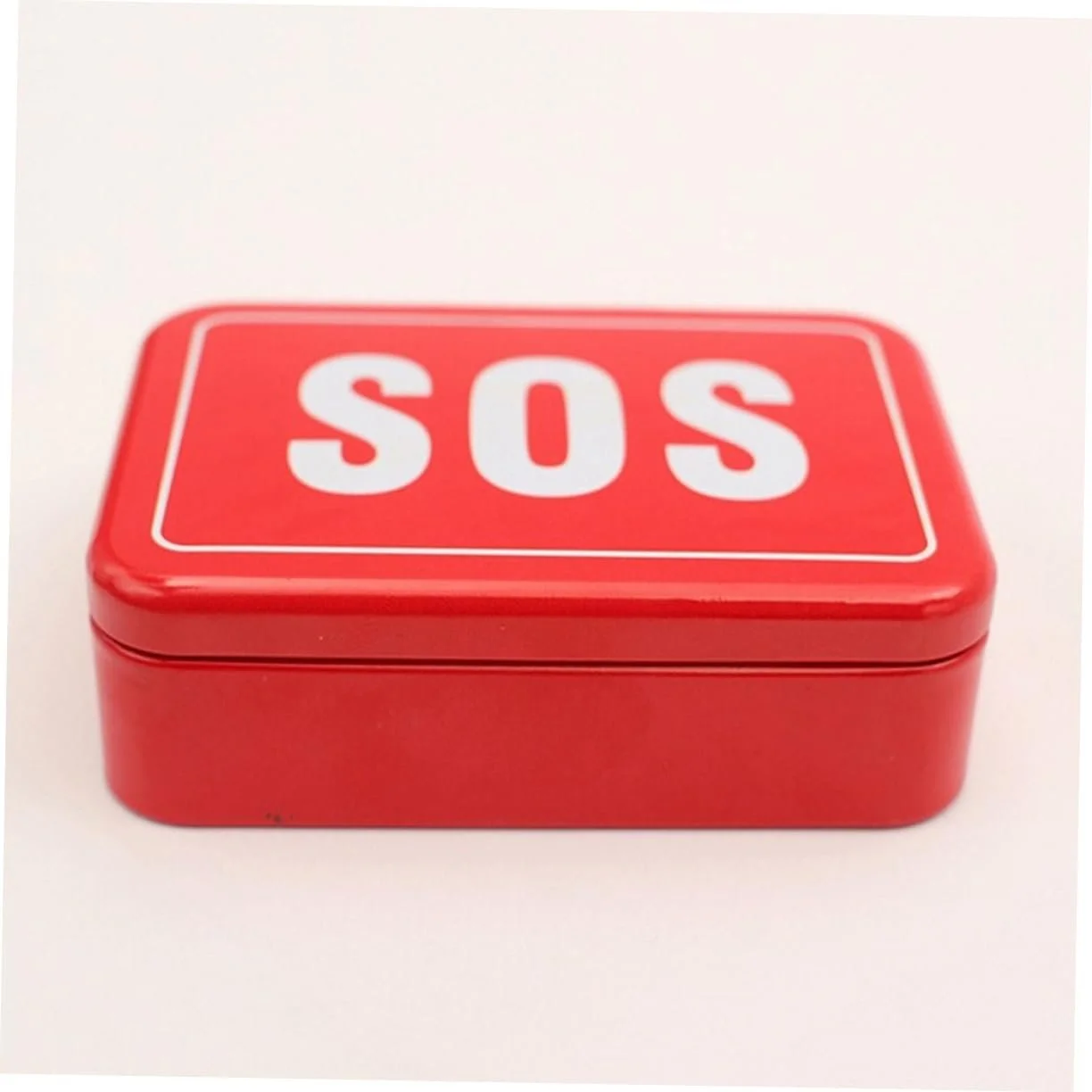 Ящик для інструментів Sosoport, 4 шт., для вулиці, маленький, портативний міні-контейнер, органайзер для зберігання, металевий, червоний, фото №6