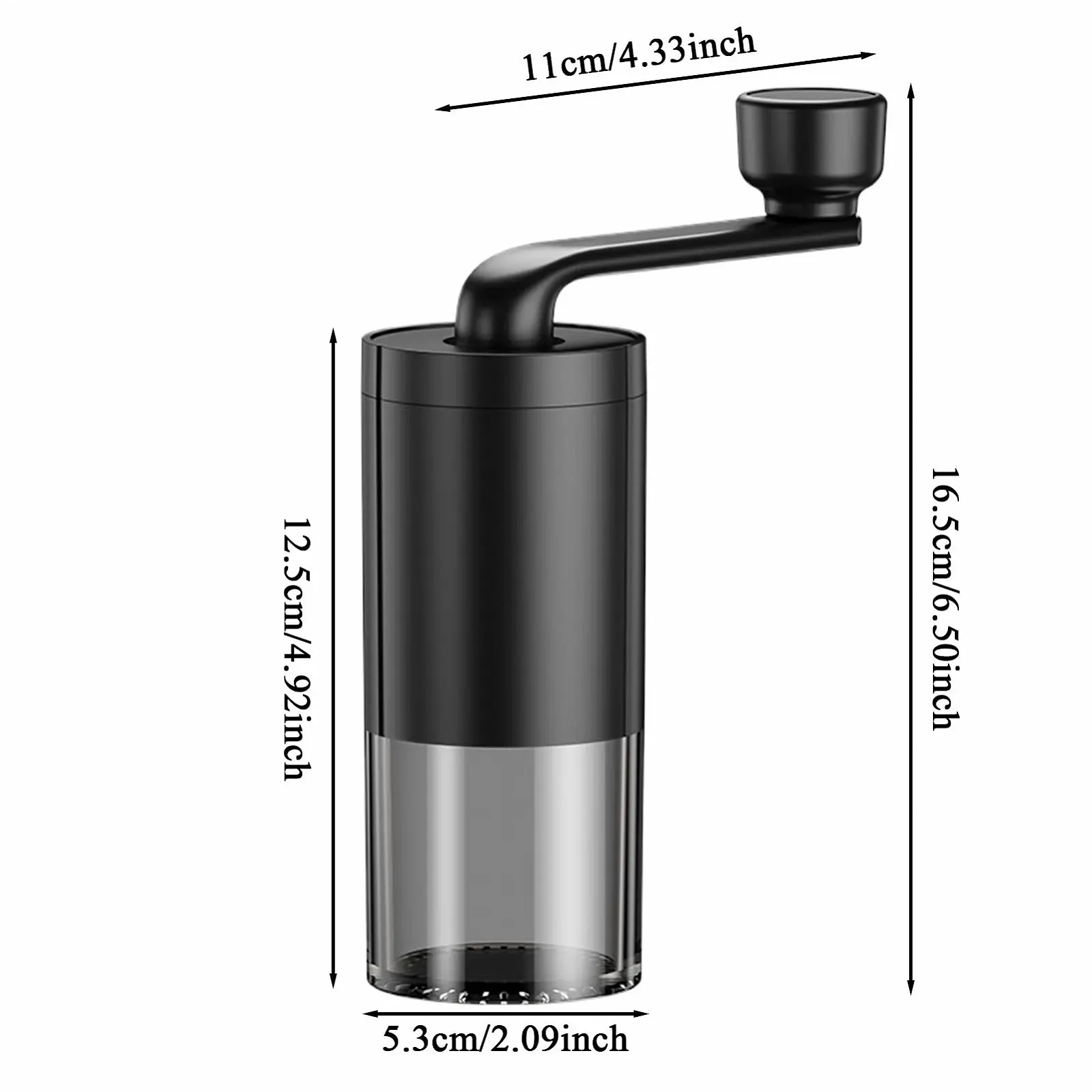 Кофемолка ручная коническая, регулируемая, фото №7