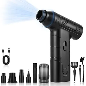 Электрическая воздуходувка LEAZZLE 130,000 RPM 4000 mAh Набор для чистки PC - Фото 1