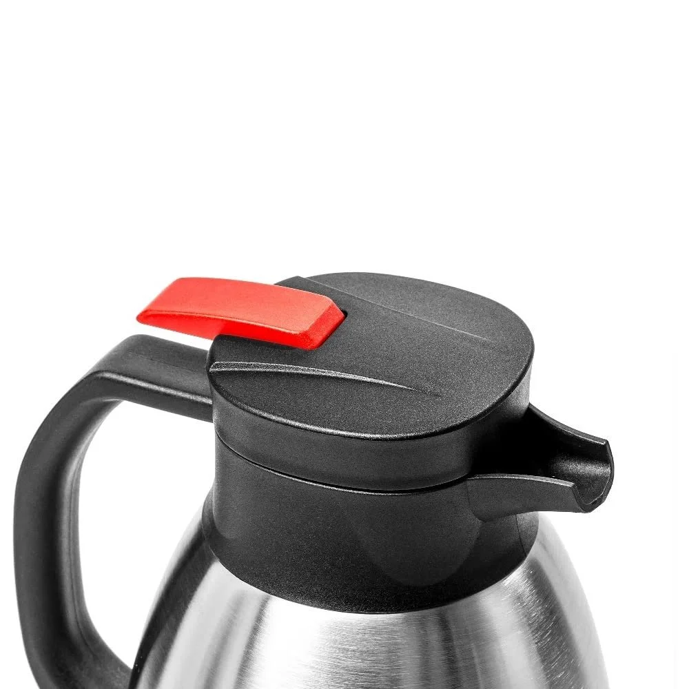 Термос-кавник Forgast 1.5 л, ізольований з однією кнопкою, з нержавіючої сталі, герметичний, фото №4