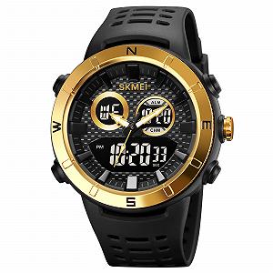 Годинник Skmei 2014GDBK Gold-Black - Фото 1