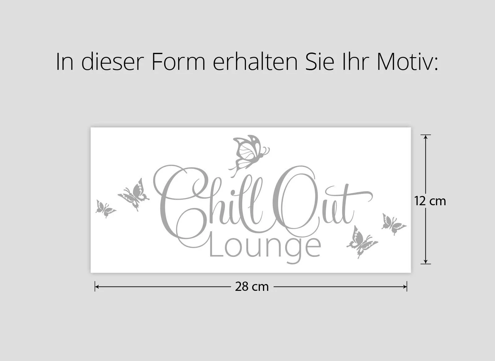 Наклейка на дверь Grandora W882 Chill Out Lounge 11,02"x4,72" Коричневая, фото №3