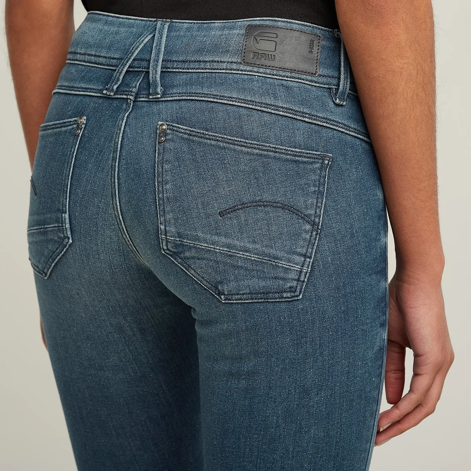 Жіночі джинси G‑STAR RAW Lynn Mid Skinny Frakto medium aged - 26, фото №5 Жіночі джинси G‑STAR RAW Lynn Mid Skinny Frakto medium aged - 26, фото №5