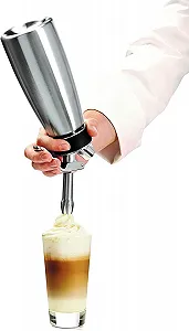 Сифон для сливок iSi Gourmet Whipper / 0,5 л / Сталь / Для холодной и горячей продукции / Серебряный-Черный (163001) synthetic.ua - Фото 1