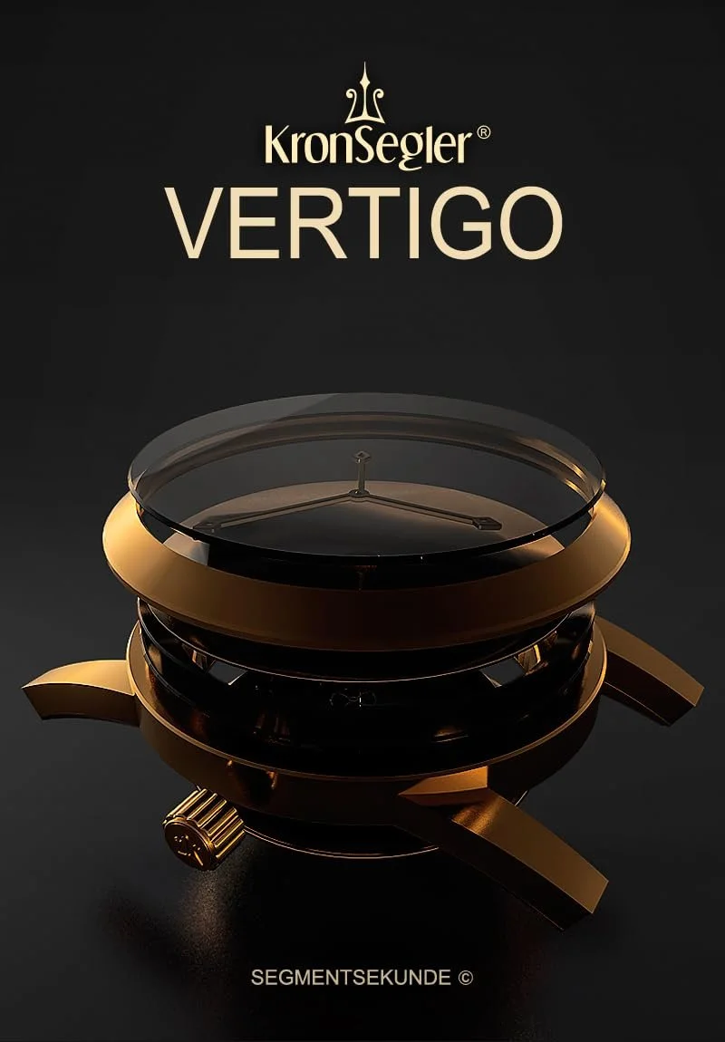 Автоматические часы Kronsegler Vertigo Gold-Silver с сетчатым браслетом, фото №5 Автоматические часы Kronsegler Vertigo Gold-Silver с сетчатым браслетом, фото №5