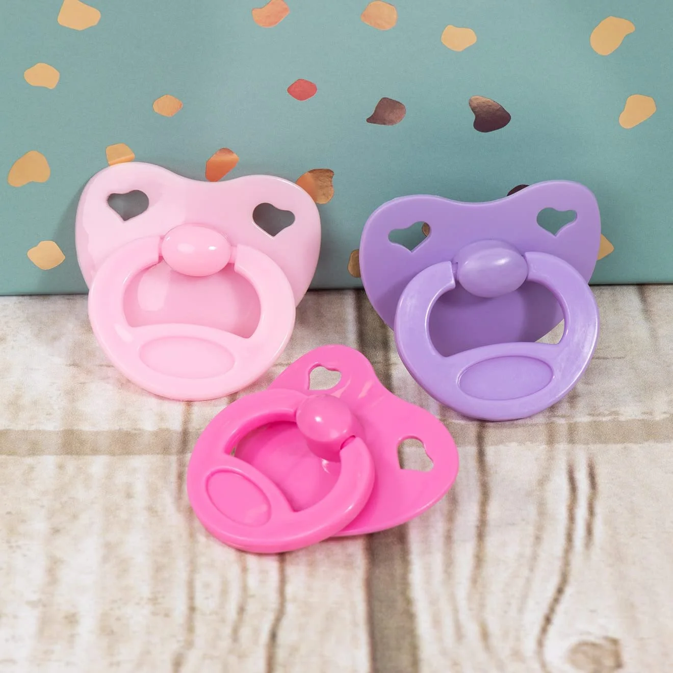 Пустушка Bayer Design Dummy Set для ляльок Рожевий Фіолетовий, фото №5 Пустушка Bayer Design Dummy Set для ляльок Рожевий Фіолетовий, фото №5