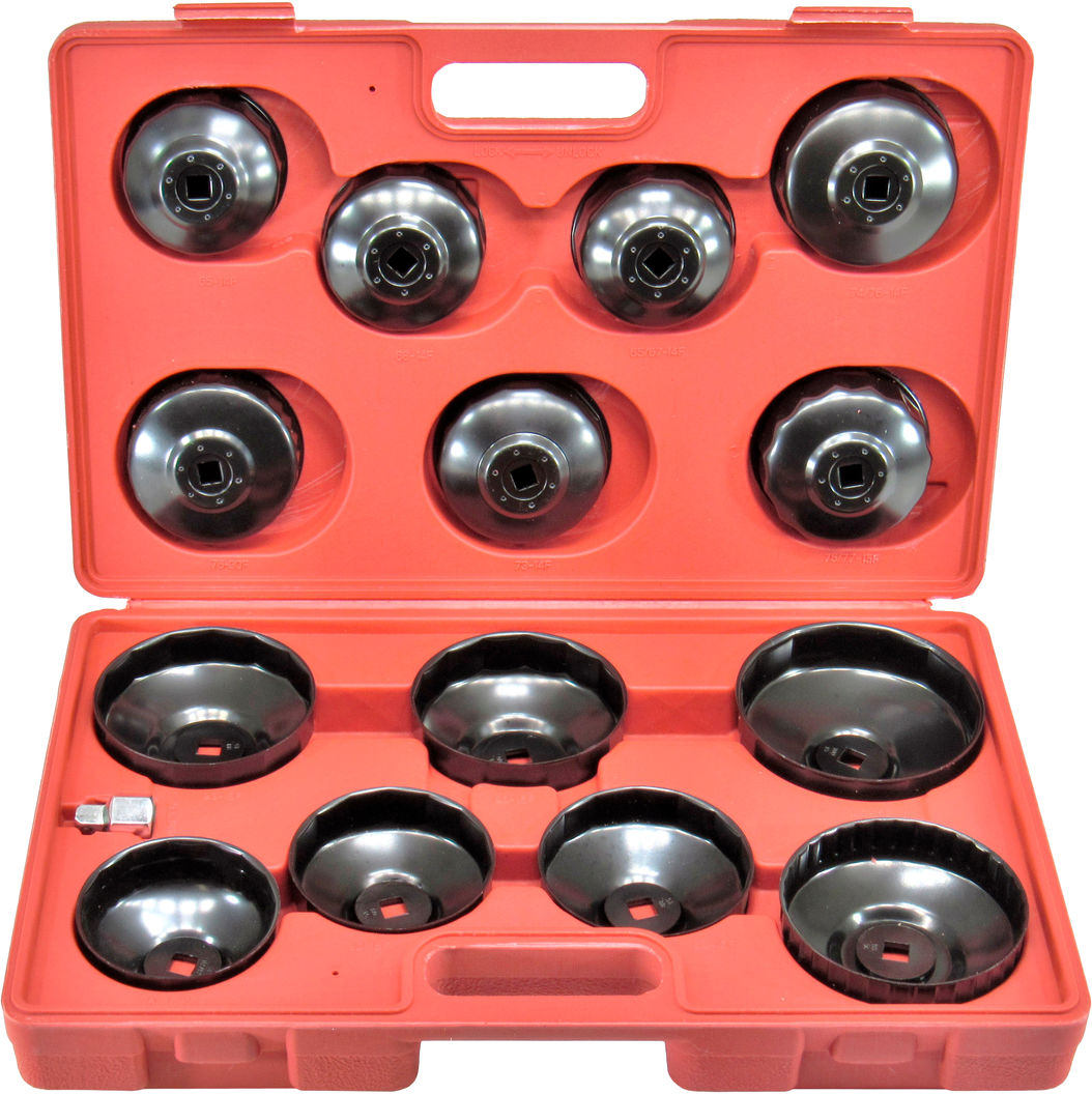 Набір зйомників масляного фільтра 14пред Intertool чашки HT-7204, фото №1 Набір зйомників масляного фільтра 14пред Intertool чашки HT-7204, фото №1