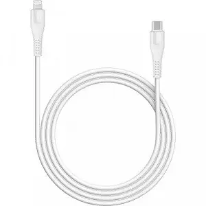 Дата кабель USB Type-C to Lightning 1.2m MFI White Canyon (CNS-MFIC4W) synthetic.ua - Фото 1