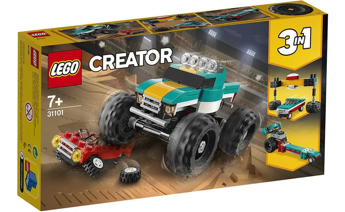 Конструктор LEGO Монстр-трак 163 деталей 31101, фото №1