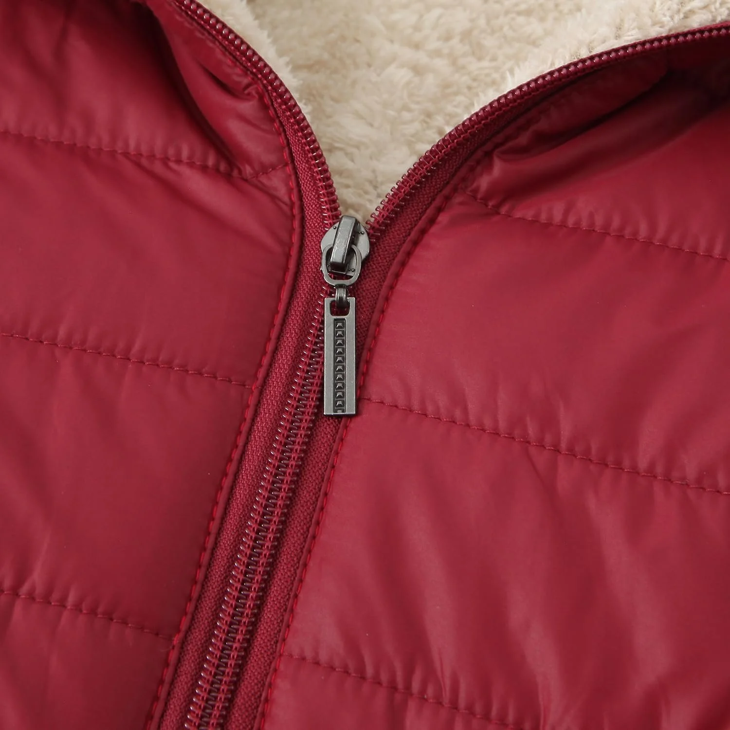 Жіноча зимова тепла флісова куртка стьобана, фото №4 Жіноча зимова тепла флісова куртка стьобана, фото №4