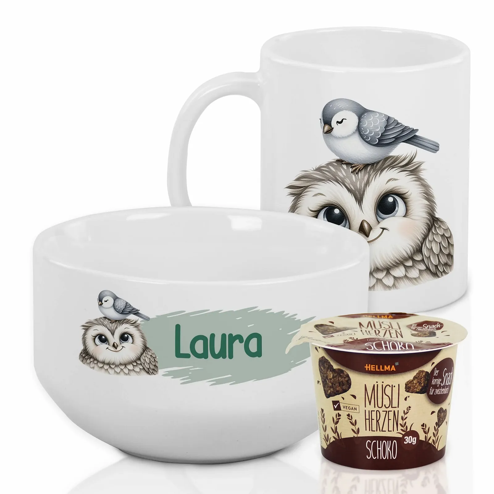 Набор для завтрака GRAZDesign Кружка с миской для хлопьев, фото №1 Набор для завтрака GRAZDesign Кружка с миской для хлопьев, фото №1