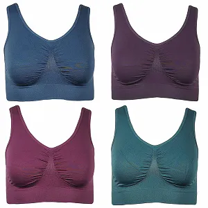 Бюстгальтер-топ Comfort Bra бесшовный 4 шт. - Фото 1