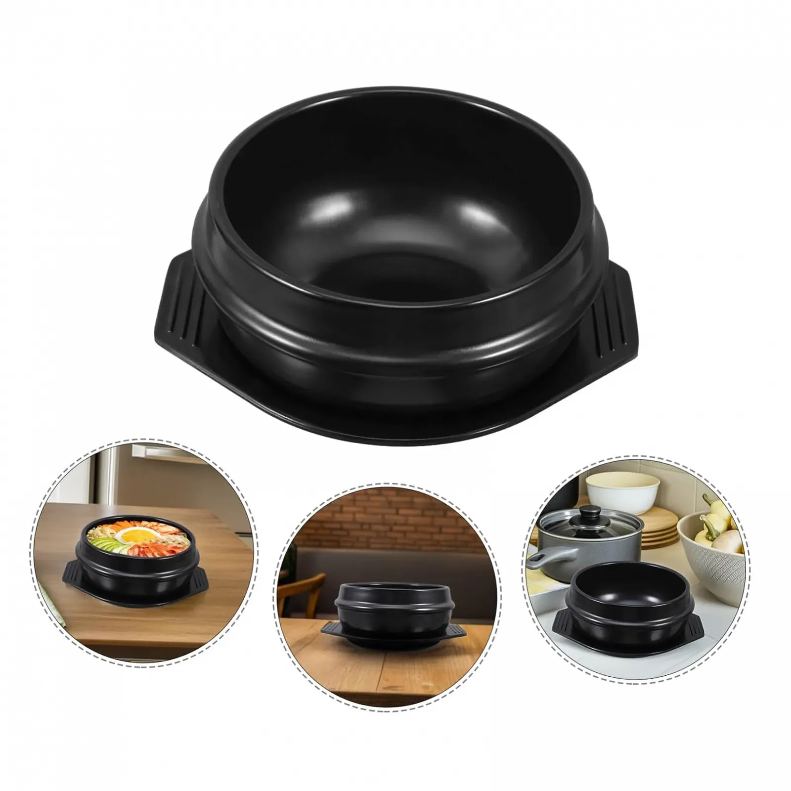 Керамическая кастрюля для тушения с подставкой многофункциональная энергосберегающая термостойкая, фото №8 Керамическая кастрюля для тушения с подставкой многофункциональная энергосберегающая термостойкая, фото №8