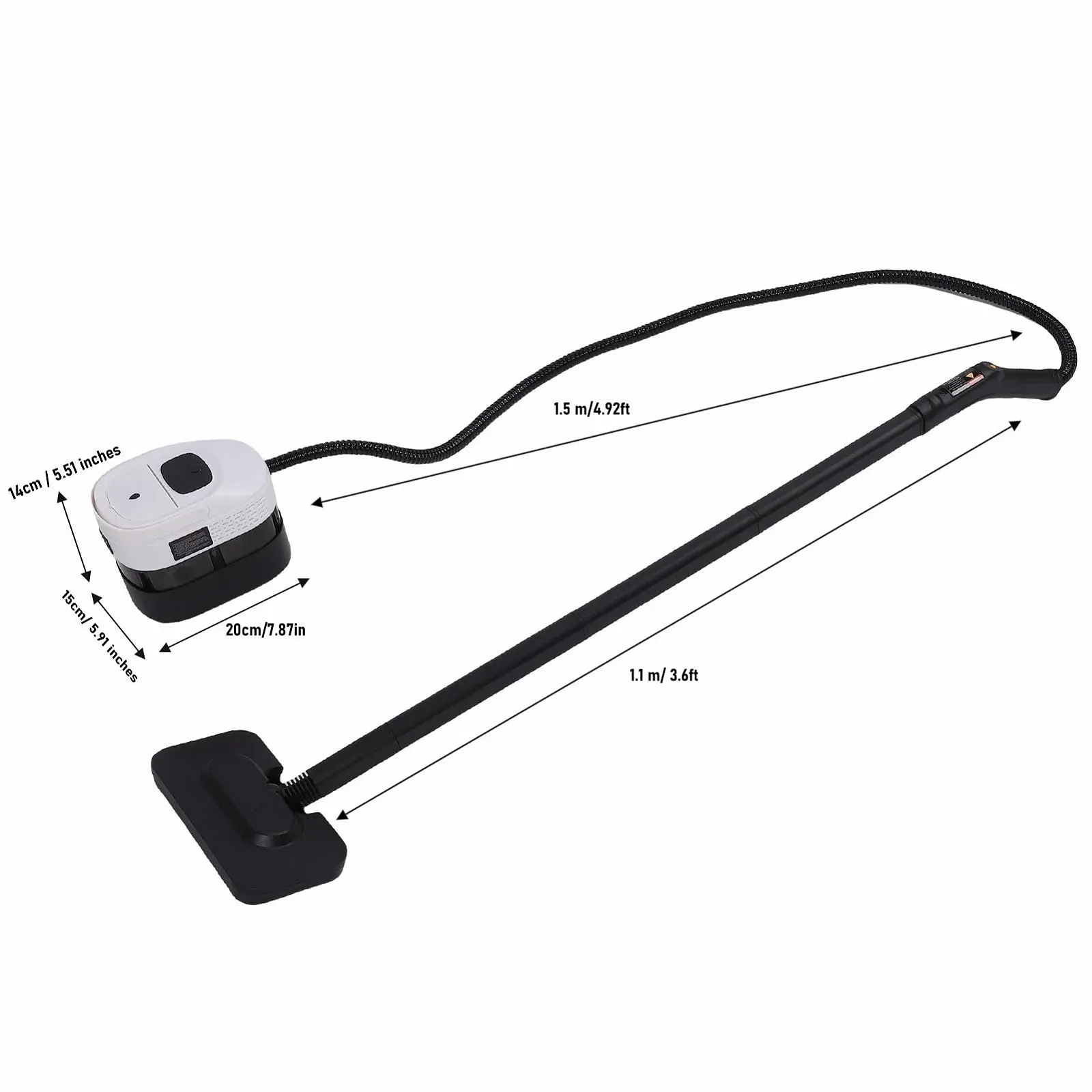 Пароочисник Bewinner 143°C 1.6 л, фото №8 Пароочисник Bewinner 143°C 1.6 л, фото №8