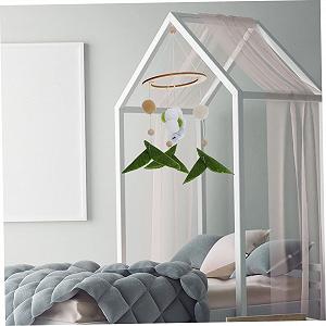Декорация Hohopeti Bed Bell Weave Flower Garland Wooden synthetic.ua - Фото 1