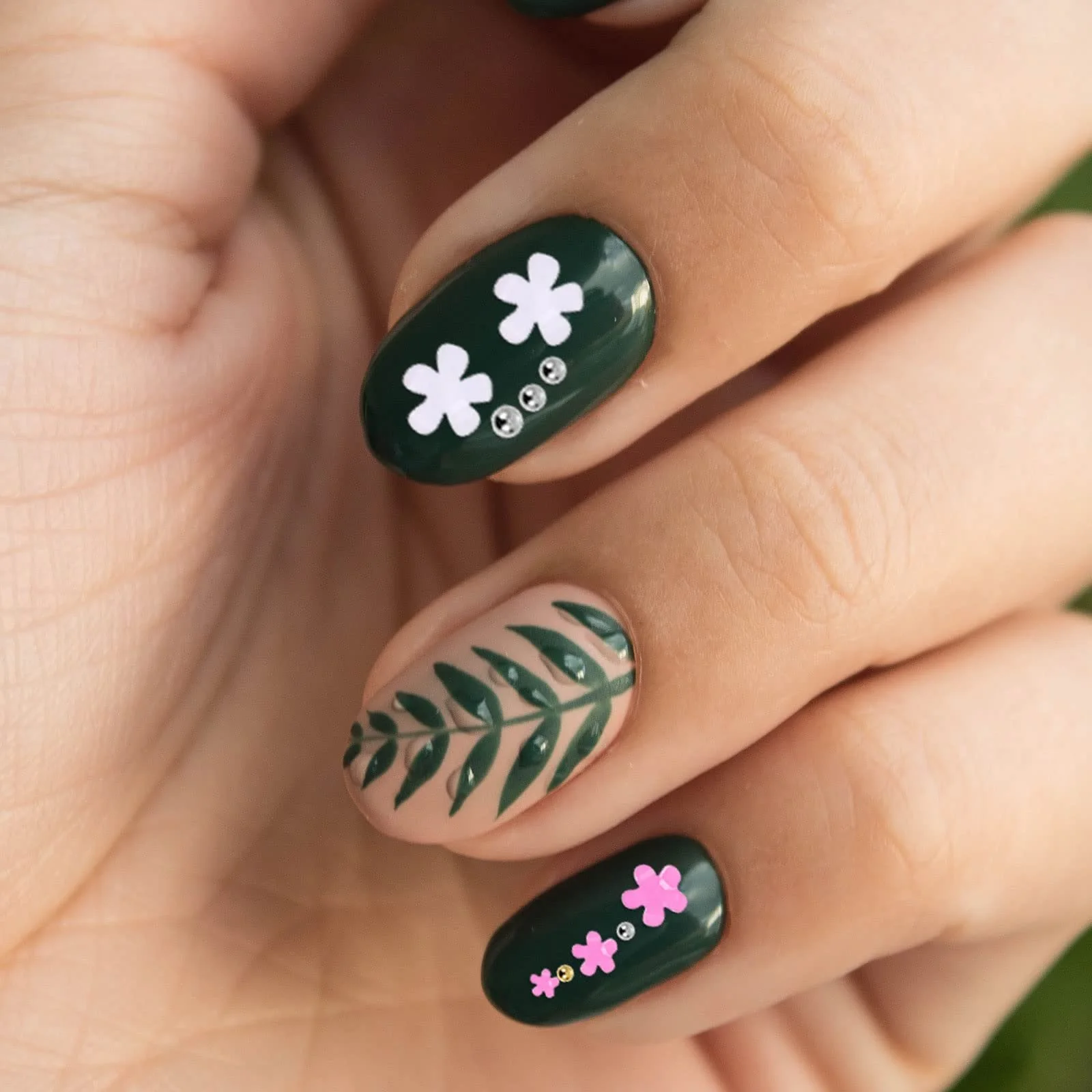 Підвіски для нігтів Квіти, фото №8