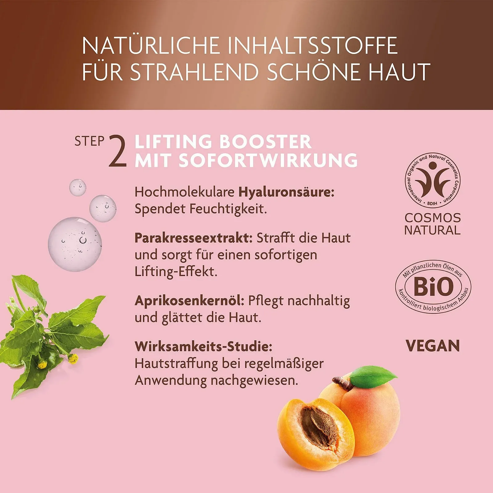 Крем Luvos Lifting-Booster Lifting, Очищающая маска для лица с мгновенным эффектом, 1 x 9,5 мл (1 шт. в упаковке), фото №5