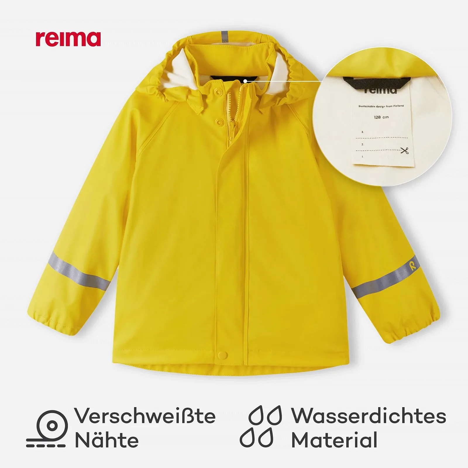 Дитяча дощова куртка Reima Lampi, фото №2 Дитяча дощова куртка Reima Lampi, фото №2