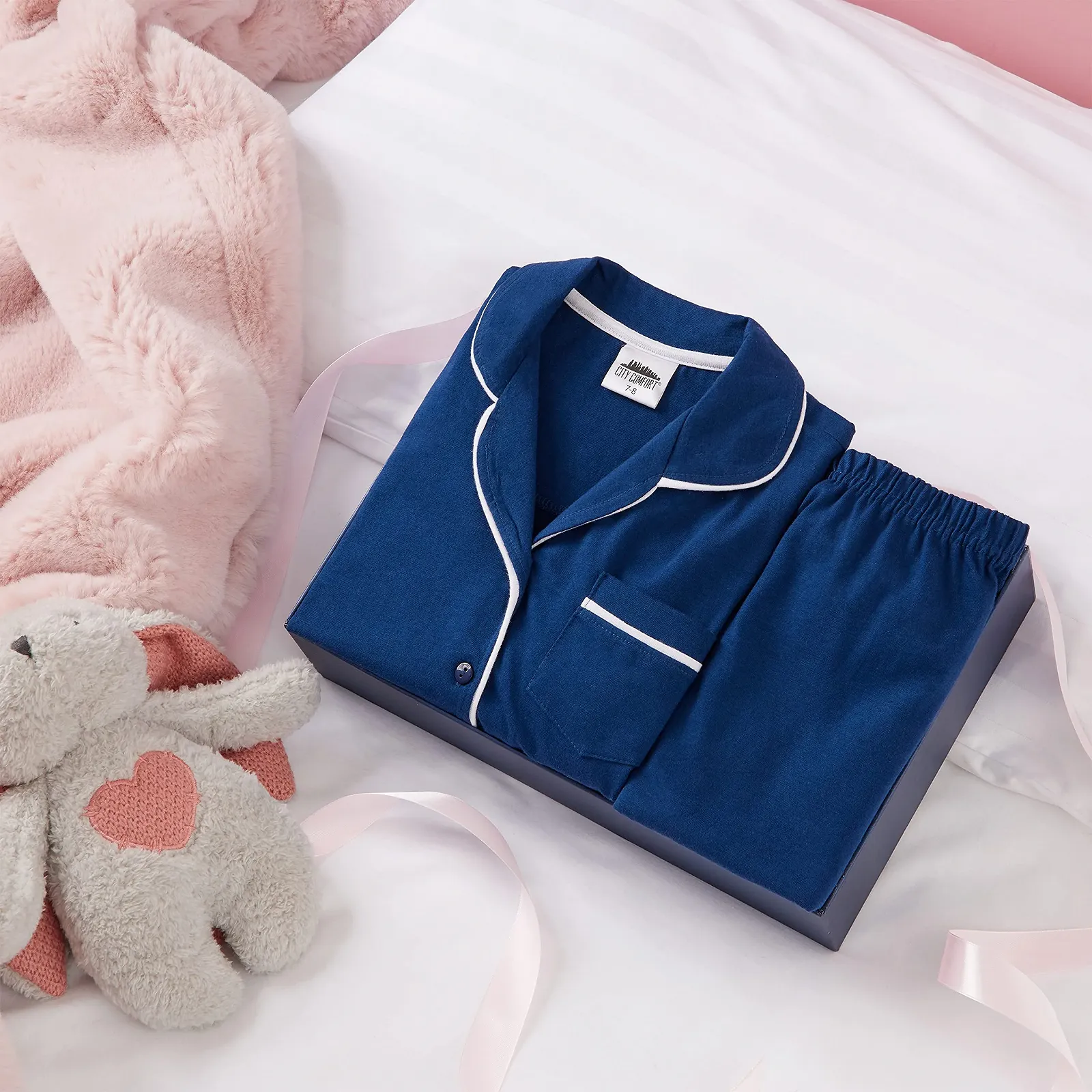 Комплект пижамы CityComfort для девочек, шорты, пуговицы, хлопок, короткий рукав, летняя домашняя одежда, фото №2 Комплект пижамы CityComfort для девочек, шорты, пуговицы, хлопок, короткий рукав, летняя домашняя одежда, фото №2